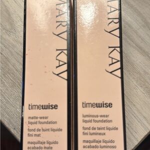 Mary Kay Timewise Matte and Luminous Liquid Foundations